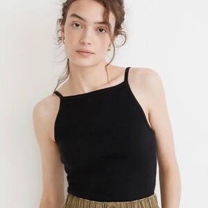Madewell Seersucker Apron Tank